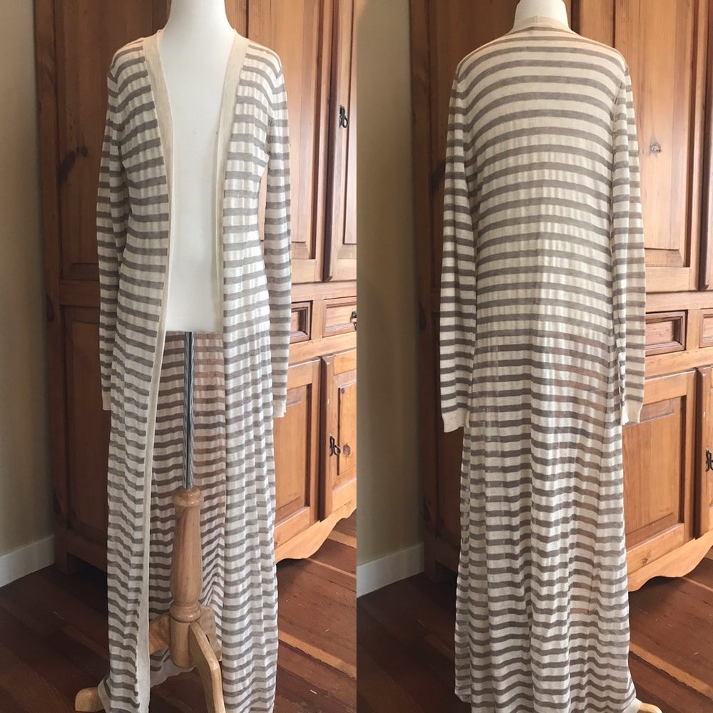Knitted & Knotted sheer cardigan